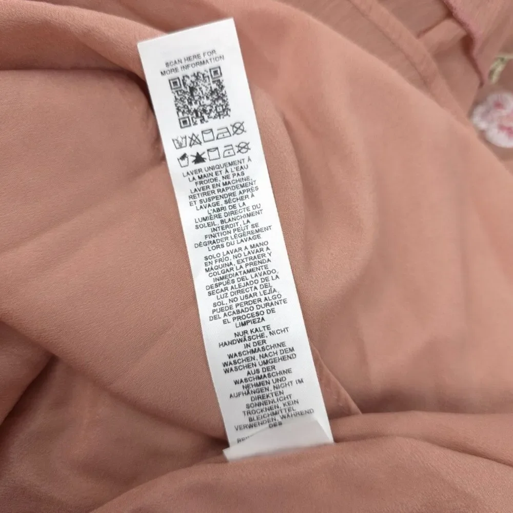 ASOS Cami Embellished Maxi Dress Bridesmaid Gown Embroidered Rose Ethereal Fairy - Picture 13 of 13